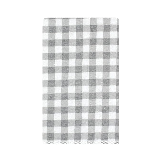 Hudson Baby Unisex Baby Cotton Flannel Burp Cloths, Cute Farm 10-Pack, One Size