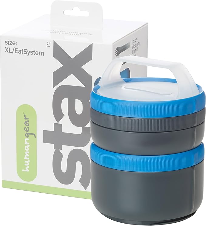 humangear STAX XL/Eat System | Modular Storage Container | Extra Large Stacking Container | BPA-Free, PC-Free, Phthalate-Free