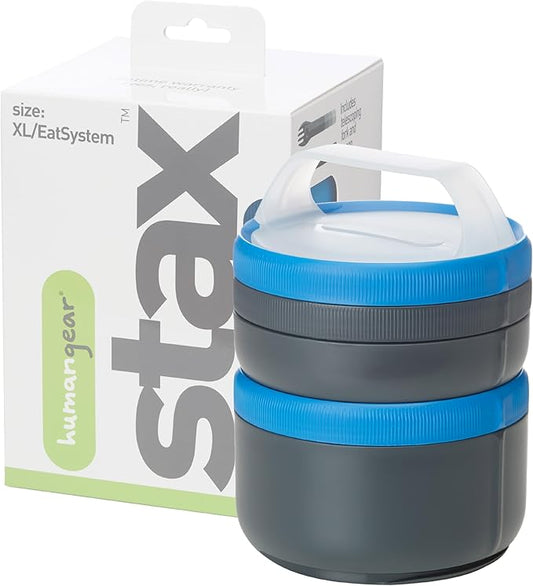 humangear STAX XL/Eat System | Modular Storage Container | Extra Large Stacking Container | BPA-Free, PC-Free, Phthalate-Free