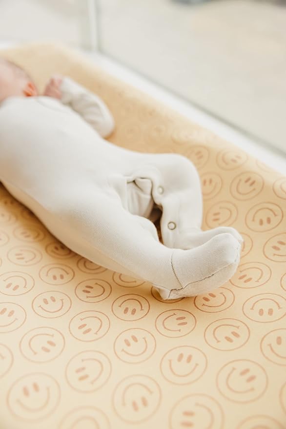 Copper Pearl Premium Knit Changing Pad Cover Soft, Stylish, and Universal Fit for All Standard Diaper Changing Pads, Trendy Design Changing Pad Covers, Vance