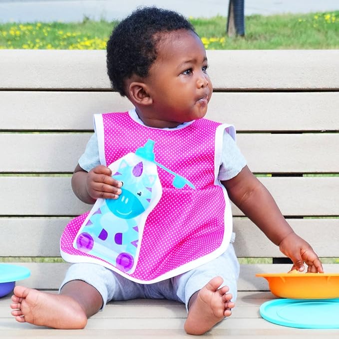 ChooMee Reusable Baby Food Storage Pouches, 5 oz + SoftSip Pouch Tops | Ideal for Baby Food, Smoothies and Purees | Secure Double Lock Zipper, Wide Bottom, BPA Free | FreshSquad, 10 CT