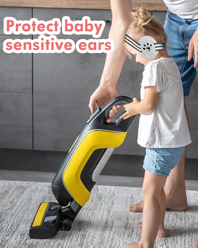 Baby Ear Muffs Noise Protection, 25dB Noise Cancelling Headphones for Infants Toddlers 0-36 Months Airplane Travel Essentials