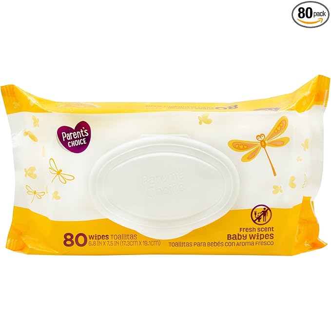 Parent's Choice 80ct Fresh Scent Baby Wipes