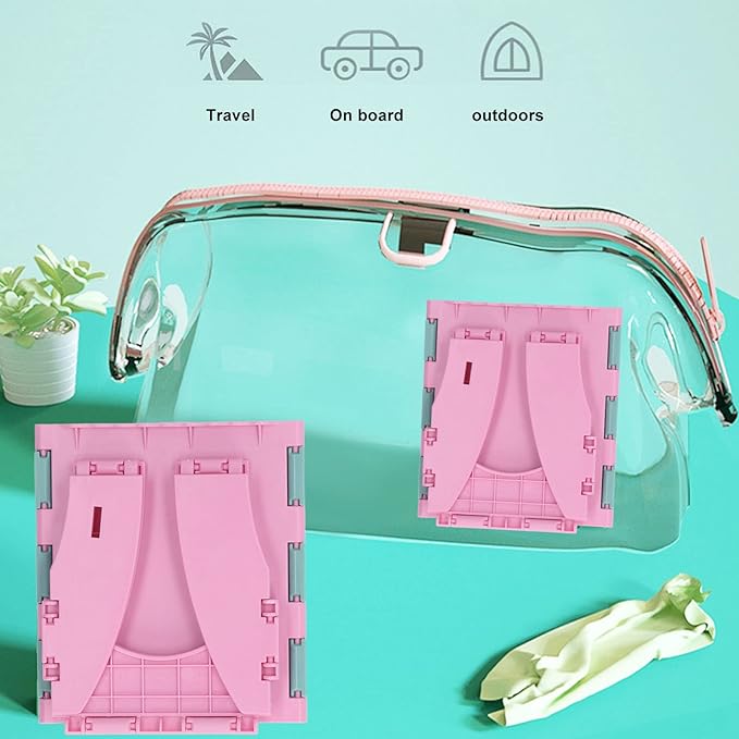 Portable Potty for Toddler Travel, Foldable Toddler Toilet Seat Travel Potty Training Toilet for Boys Girls, Mobile Folding Toilet for Car, Camping, Tourism, Outdoor, Indoor ()