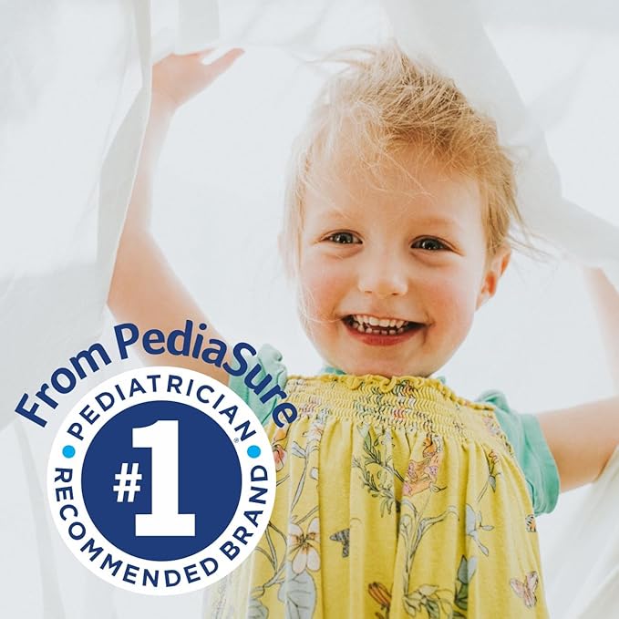 PediaSure Peptide 1.0 Cal, Peptide-Based Formula, Complete, Balanced Nutrition for Oral or Tube Feeding, Unflavored, 8-fl-oz Bottle, Pack of 24