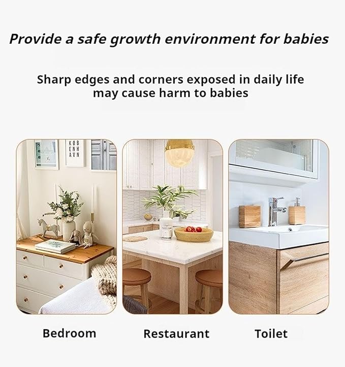 Baby Proofing Corner Protector 16 Pcs Table Corner Protector Soft Furniture Corner Protectors Corner Protectors Used to Cover Sharp Edges of Furniture（L Shape）