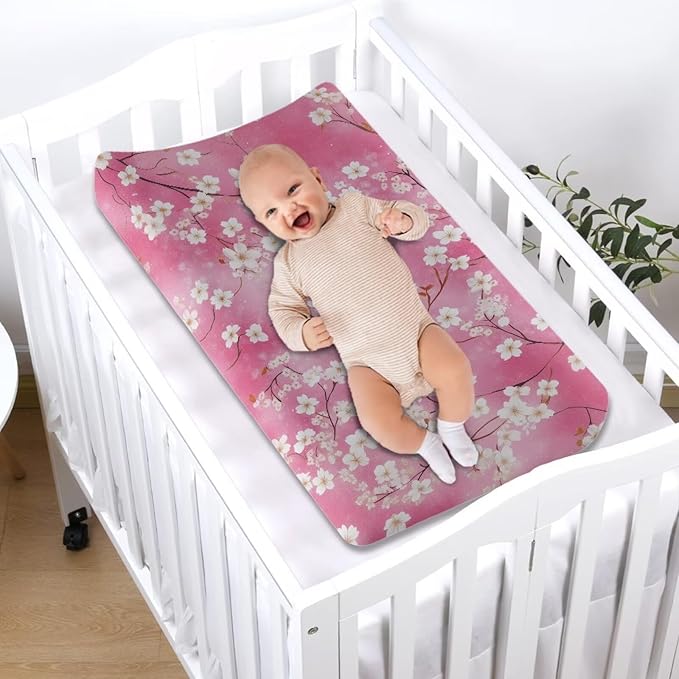 Changing Pad Covers for Boys Girls Carddle Sheet Set for Baby Boys Girls Breathable & Washable Cover