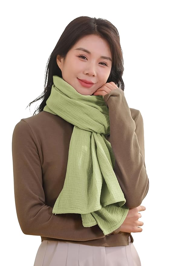 TADO MUSLIN 2-Pack Muslin Nursing Cover for Baby Breastfeeding, 100% Organic Cotton Breastfeeding Cover for Mom, Soft Breathable Privacy Nursing Apron, Multi-use Stroller Cover & Car Seat Canopy Green