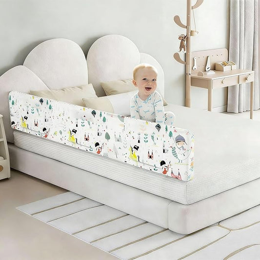 Baby Bed Rail Guard for Toddlers Kids Bed,Baby Foam Bed Rail Guard for Elderly Adults,78.3inch Foam Padded Side Rail，Soft Safety Guard Rail for Kids,Side Rail for Queen King Twin Full Size