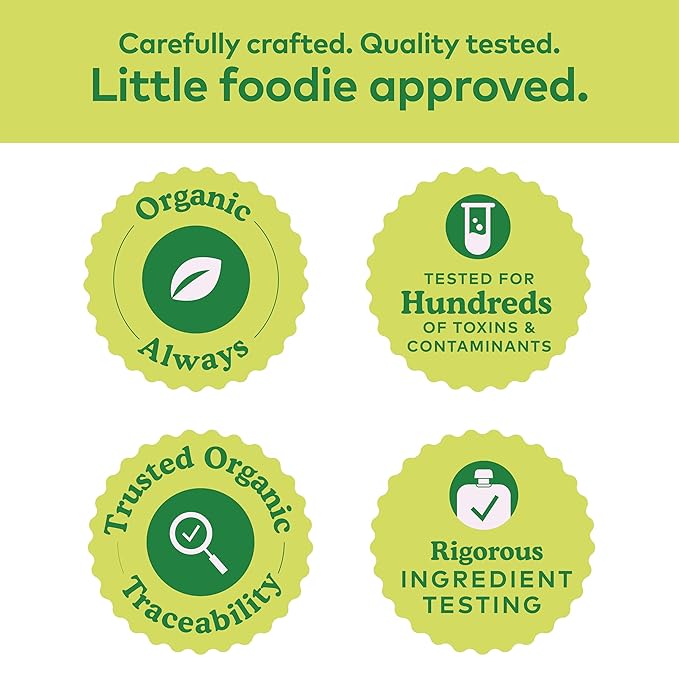 Plum Organics Mighty 4 Organic Toddler Food - Banana, Blueberry, Sweet Potato, Carrot, Greek Yogurt, and Millet - 4 oz Pouch (Pack of 6) - Organic Fruit and Vegetable Toddler Food Pouch
