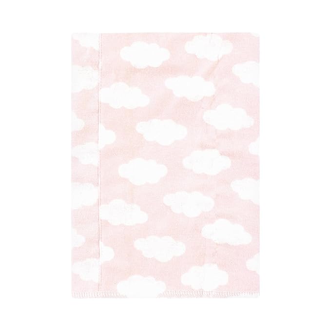 Hudson Baby Unisex Baby Cotton Flannel Burp Cloths, Unicorns Rainbows 7 Pack, One Size