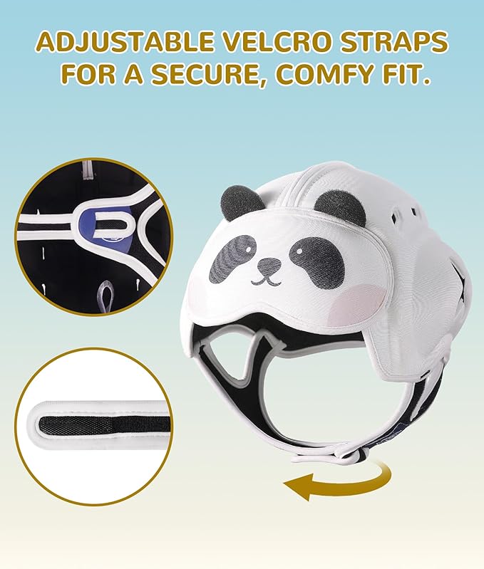 Baby Safety Helmet for Crawling Walking - Mambobaby Baby Helmet Adjustable Baby Head Protector Breathable Soft Infant Helmet Head Protection Helmets for Aged 6-24 Months, Ultra-Lightweight