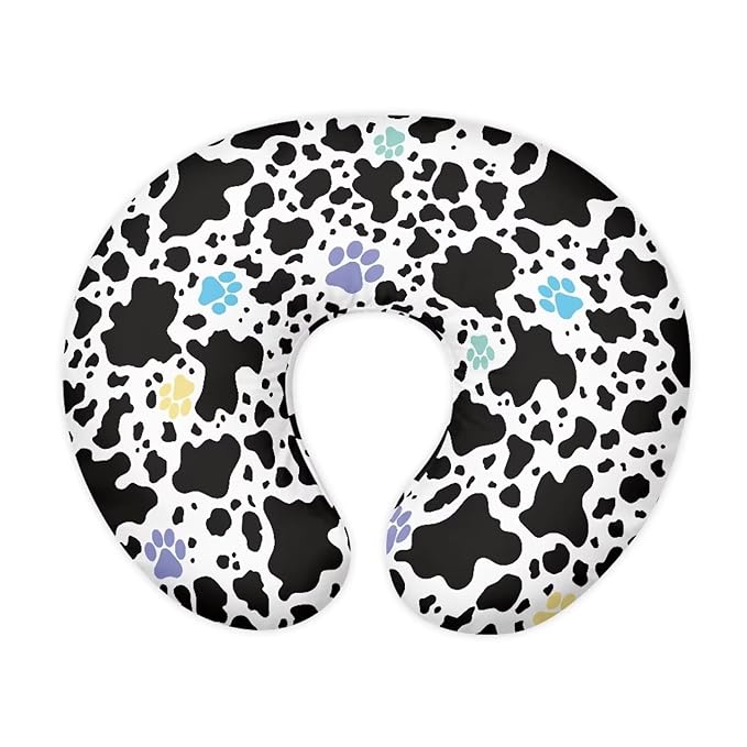 Baby Nursing Pillow Cover Cow Paw Breastfeeding Pillow Cover Boys Girls Cow Paw Nursing Pillow Case for Newborn, Soft Fabric Fits Snug On Infant