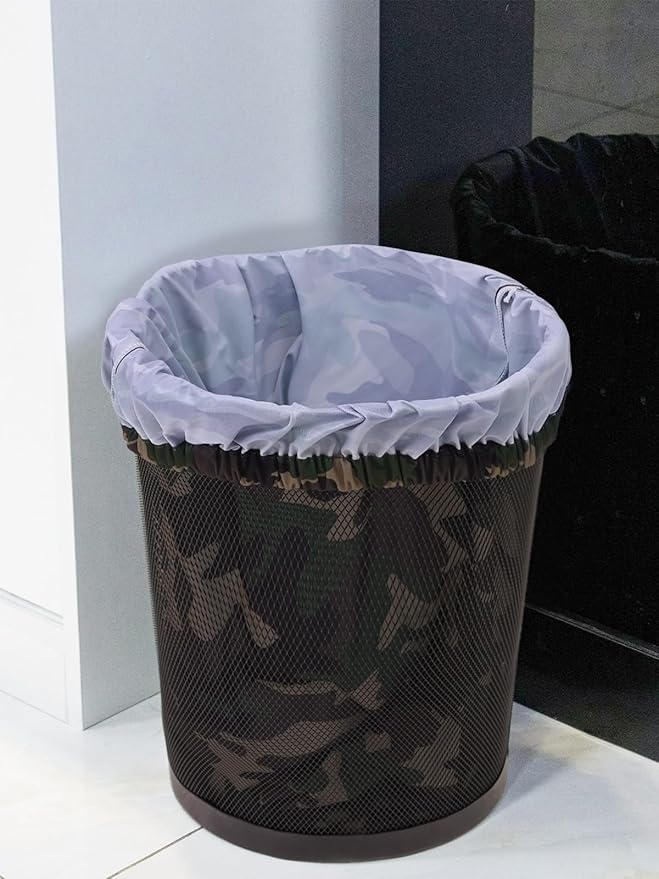 ALVABABY Reusable Diaper Pail Liner for Cloth Diaper,Rubbish Bag,Laundry,Kitchen Garbage Cans (Black Grey, Small Size：5 Gallon) LLS-LW28