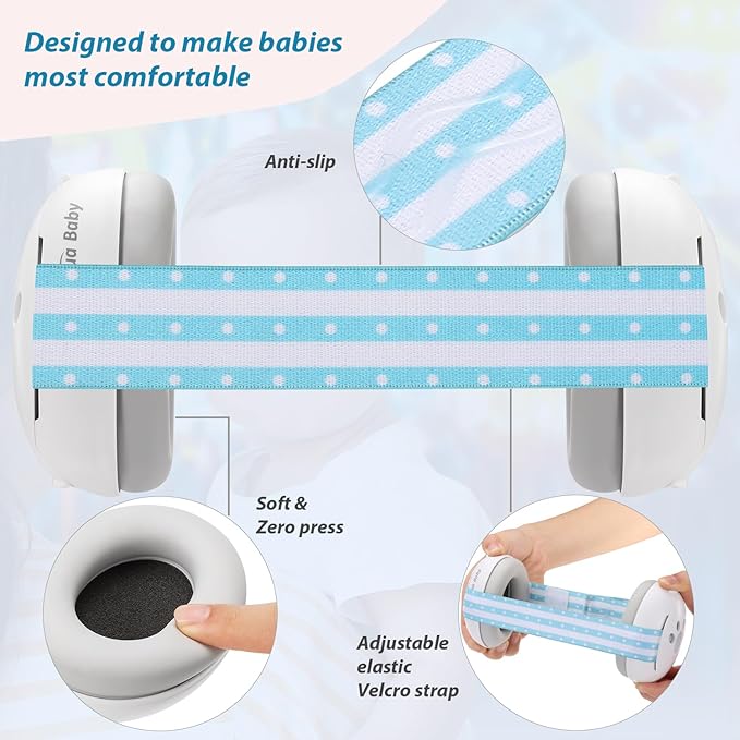 Baby Ear Protection, Noise Cancelling Headphones for Babies and Toddlers Up to 36 Months