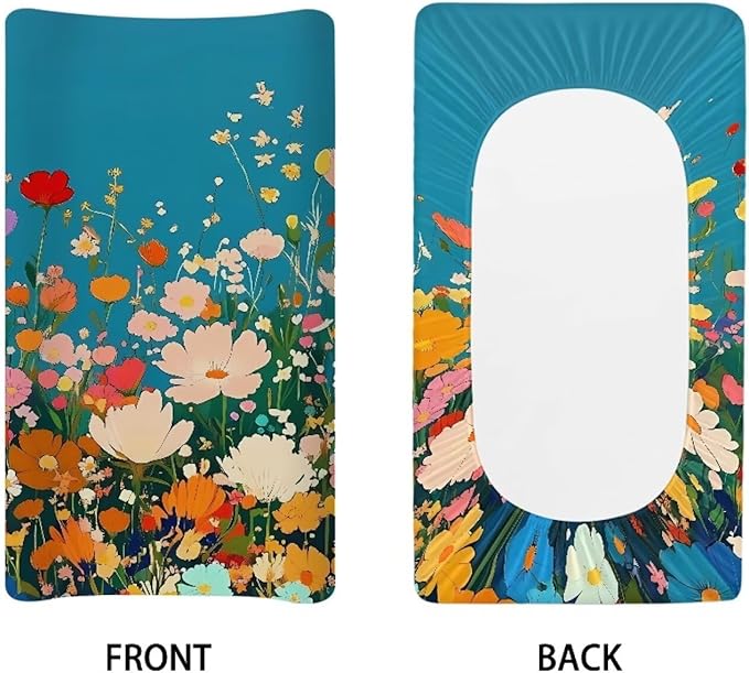 Changing Pad Covers for Boys Girls Carddle Sheet Set for Baby Boys Girls Breathable & Washable Cover