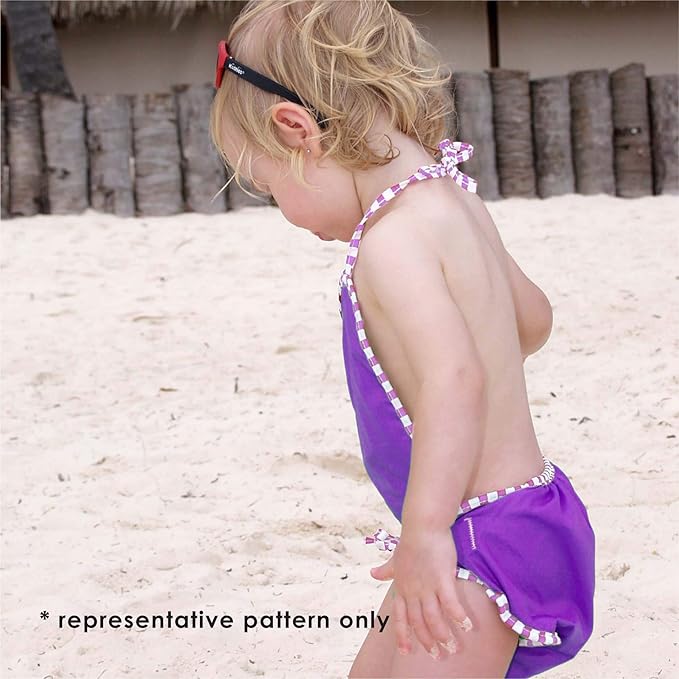 Kushies Swim Diaper X-Large 35-50 lbs/16-23 Kg, Purple
