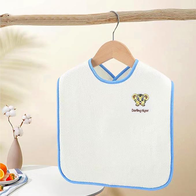 Bibs Set Large Toddler Bibs Ultra Soft & Absorbent,Pullover Baby Bibs for Drooling Feeding