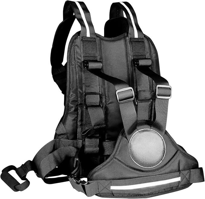 Adjustable Harness, Prevent Passengers from Falling for ATV,Snowmobile,Black