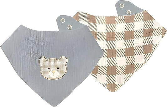 MON AMI Muslin Burp Cloths for Baby – 100% Cotton Burping Cloths for Babies, Extra Absorbent, Ultra-Soft, Baby Essentials
