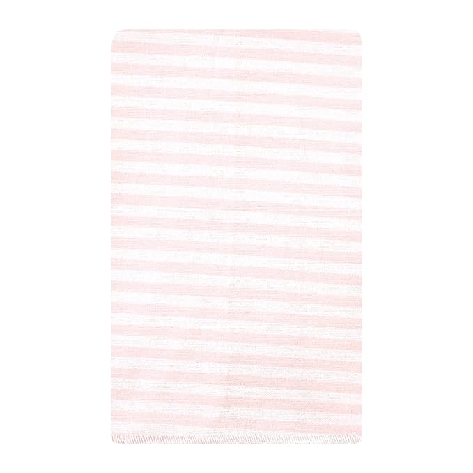 Hudson Baby Unisex Baby Cotton Flannel Burp Cloths, Pink Bows 10 Pack, One Size
