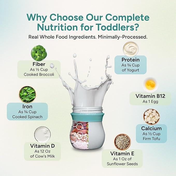 Else Nutrition Organic Toddler Formula, Plant-Based Original Nutritional Drink 12–36 Months Dairy & Soy Free, Supports Immunity & Balanced Growth, 20+ Essential Vitamins | Made in US (22oz, Pack of 1)