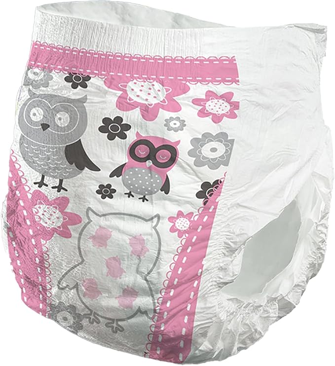 Comfees Girls Toddler Pull On Training Pants with Tear Away Seams Size 2T to 3T Disposable Moderate Absorbency, 156 Count