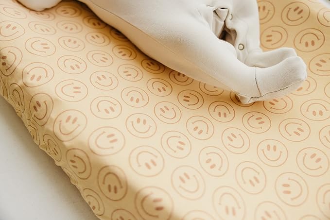 Copper Pearl Premium Knit Changing Pad Cover Soft, Stylish, and Universal Fit for All Standard Diaper Changing Pads, Trendy Design Changing Pad Covers, Vance