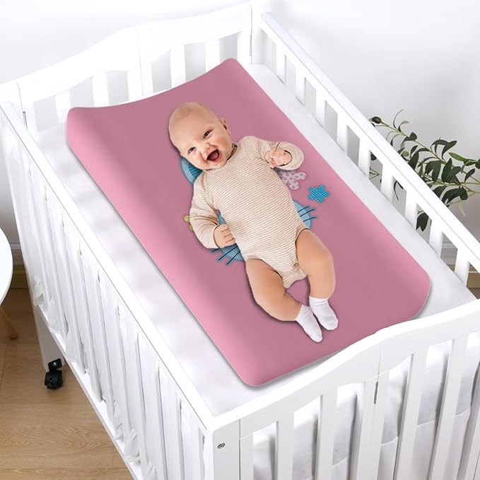Easter Holiday Party Decor Baby Changing Pad Cover Cute Diaper Changing Pad Cover 32''*16'' Changing Pad Covers Soft Breathable Decor
