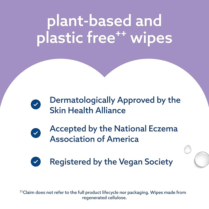 WaterWipes Plastic-Free Soothing Clean 99% Water Based Botanical Baby Wipes, Unscented & Hypoallergenic for Sensitive Skin, 12 Resealable Packs (720 Wipes)
