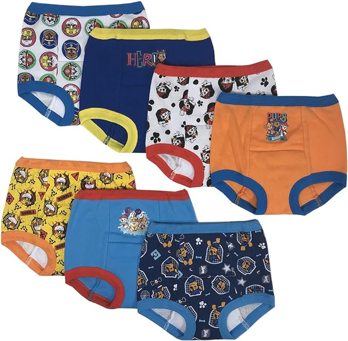 Paw Patrol Boys' Toddler Potty Training Pants With Chase, Skye & More With Success Chart & Stickers Size 18, 2t, 3t, 4t