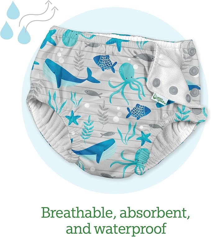 i play. Baby-Boys Pull-up Reusable Absorbent Swim Diaper