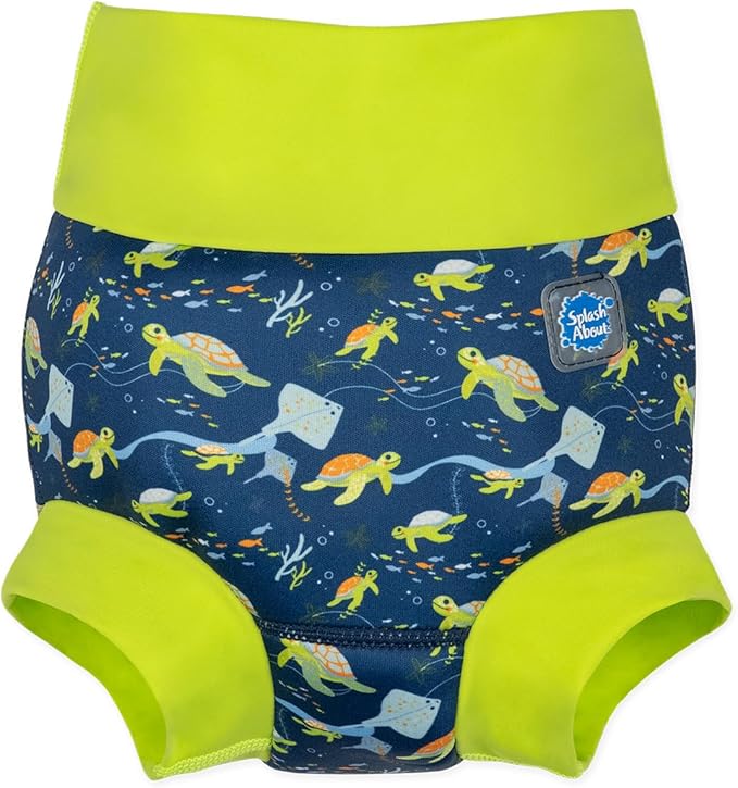 Splash About Happy Nappy Swim Diaper, Turtle Tide, 12-24 Months