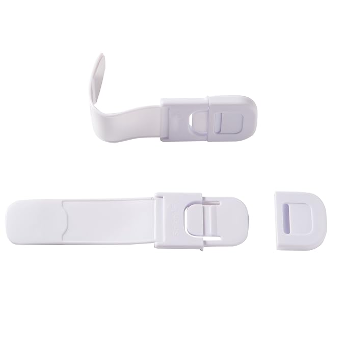 Safety 1st Multi-Purpose Latch,White 2-Count
