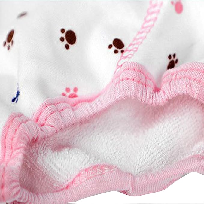 Cotton Reusable Baby Training Pants Unisex Potty Toddler Underpants Kids Waterproof Breathable Underwear 6-Pack