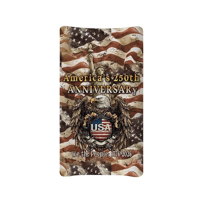 250 Anniversary USA Baby Changing Pad Cover American Flag Diaper Changing Pad Cover Eagle Diaper Changing Pad Cover 32''*16'' Changing Pads Nursery Decor
