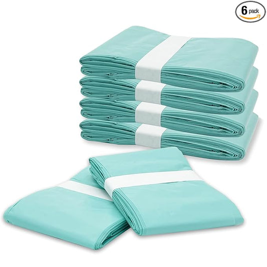 Diaper Pail Liner Refills Bags Compatible with Janibell Akord 330 Series Adult Diaper System, Green, Lightly Scented, 6 Count