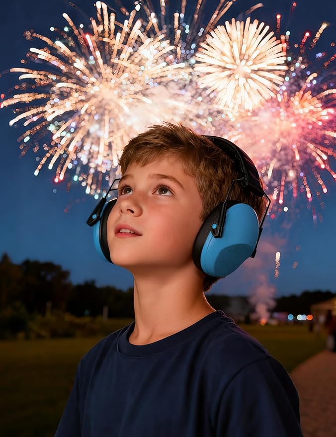 sundee Kids Noise Cancelling Headphones Ear Muffs for Noise Reduction Hearing Protection for Autism Chirldren