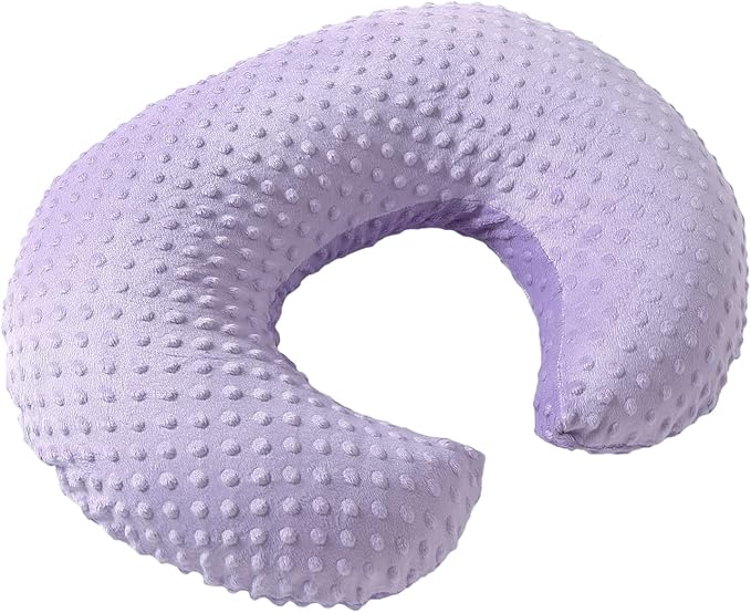 Pillowcase for Nursing Pillow and Positioner for Breastfeeding and Bottle Feeding, Propping Baby, Tummy Time, Baby Sitting Support, Awake-Time Support, Pillow Cover Only (Orchid)