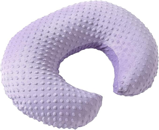 Pillowcase for Nursing Pillow and Positioner for Breastfeeding and Bottle Feeding, Propping Baby, Tummy Time, Baby Sitting Support, Awake-Time Support, Pillow Cover Only (Orchid)