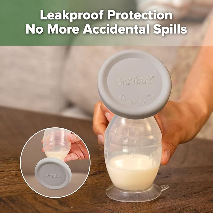 haakaa Lid Manual Breast Pump Silicone Cap Fit All Haakaa Breast Pumps 1 pc