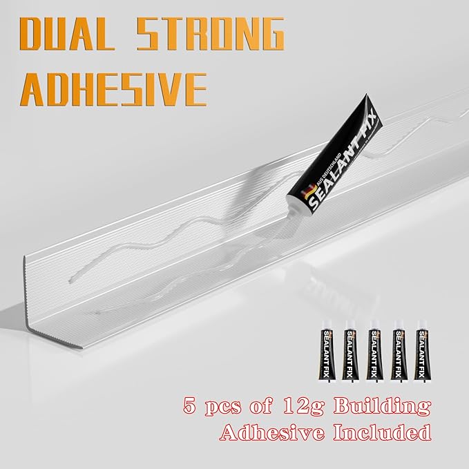 Metal Wall Corner Protector, Aluminum Corner Guards, Décor for Edge of Door Window Table Furniture Cabinets Fireplaces Tile Trim Edging, Size 35.5" L x 0.75" W (5 Pack,White)
