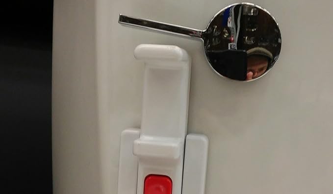 The Original Toilet Handle Lock (2-Pack) Most Trusted Toilet Handle Lock in THE World. Stops Flushing. Simple Install