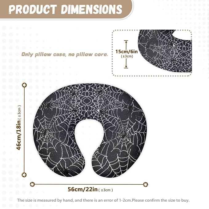 Webs Nursing Pillow Cover for Breastfeeding Pillow Floral Nursing Pillow Slipcovers,Breastfeeding Pillow Cover Boys Girls, Perfect Newborn Choice for Mom or Baby