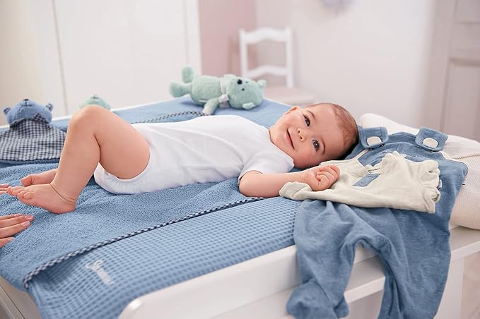 Sterntaler Diaper Changing pad Cover Baylee Green, Green, 80 x 90 cm