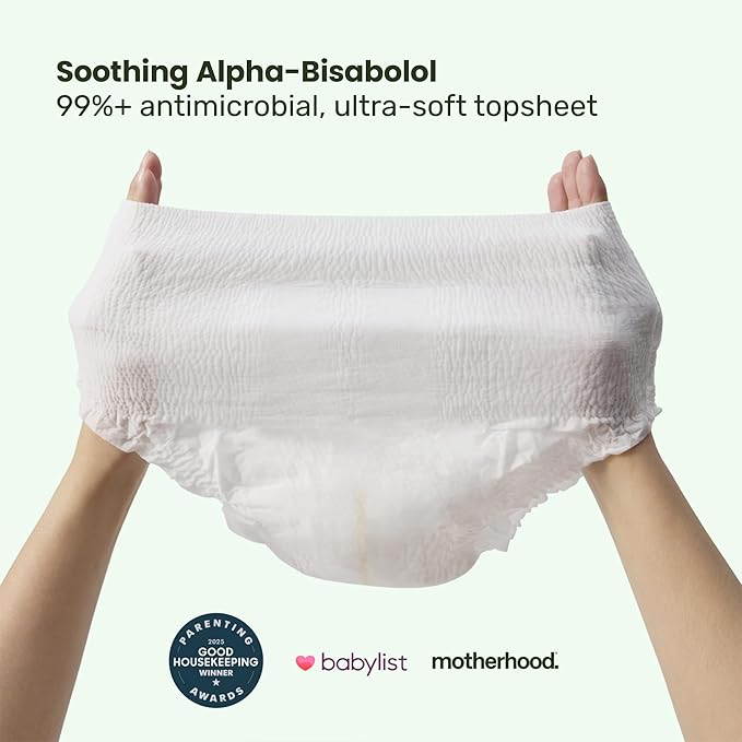 Parasol Chlorine Free Disposable Diaper Pants, Size 6 (4T-5T) 72 Count, Pull Up-Style with RashShield Protection and Active 360 Comfort Wrap, Hypoallergenic Training Diaper