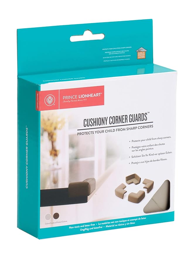 Prince Lionheart Cushiony Cornerguards, Neutral (Pack of 2)