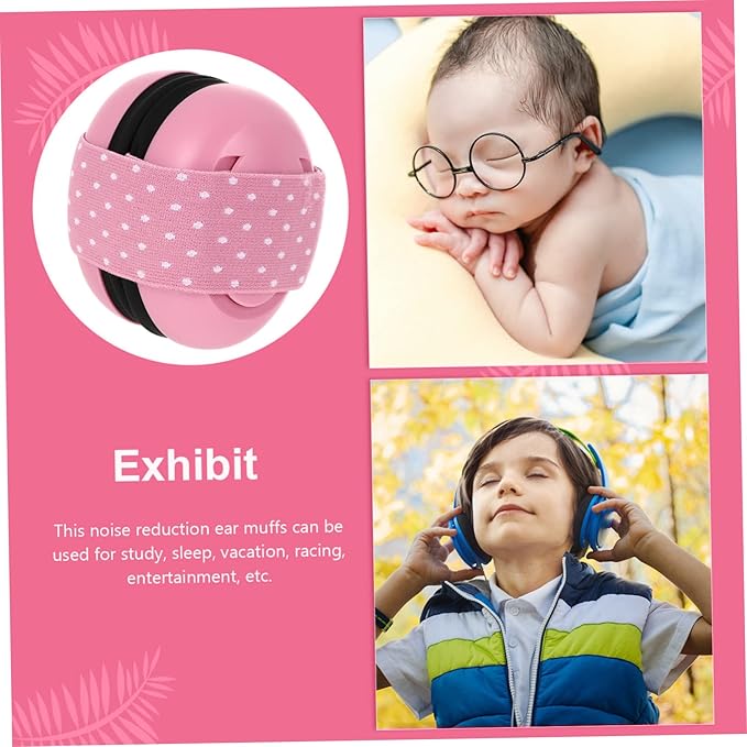 Adjustable Noise Cancelling Ear Muffs for Boy Girl and Newborns Comfortable Ear Protection for Travel and Sleeping Essential Headphones