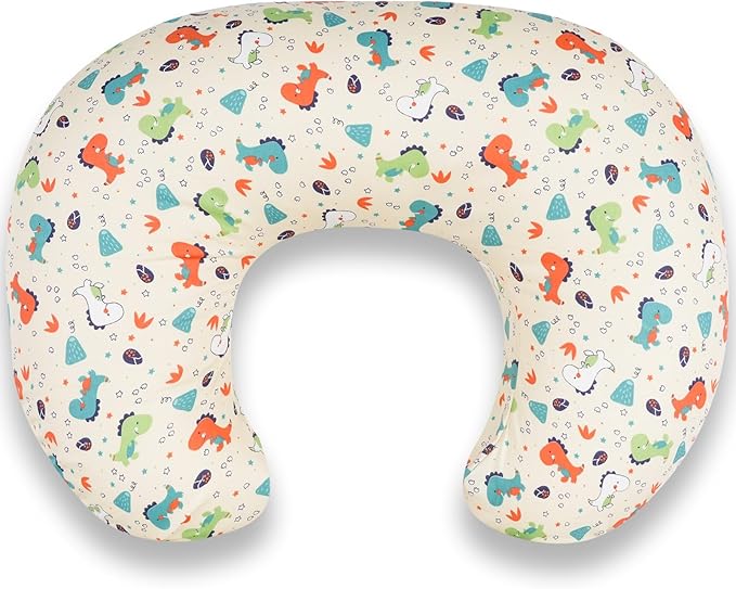 Nursing Pillow, Ergonomic C-Shape Breastfeeding Pillow for Breastfeeding & Bottle Feeding, Standard Size Breathable with Washable Cover, Hypoallergenic (0-12Months)