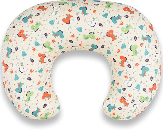 Nursing Pillow, Ergonomic C-Shape Breastfeeding Pillow for Breastfeeding & Bottle Feeding, Standard Size Breathable with Washable Cover, Hypoallergenic (0-12Months)
